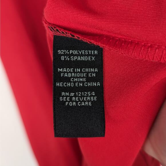 4 All by JoFit‎ Women's Rittenhouse Golf Top in Cherry Size Large - Picture 6 of 7